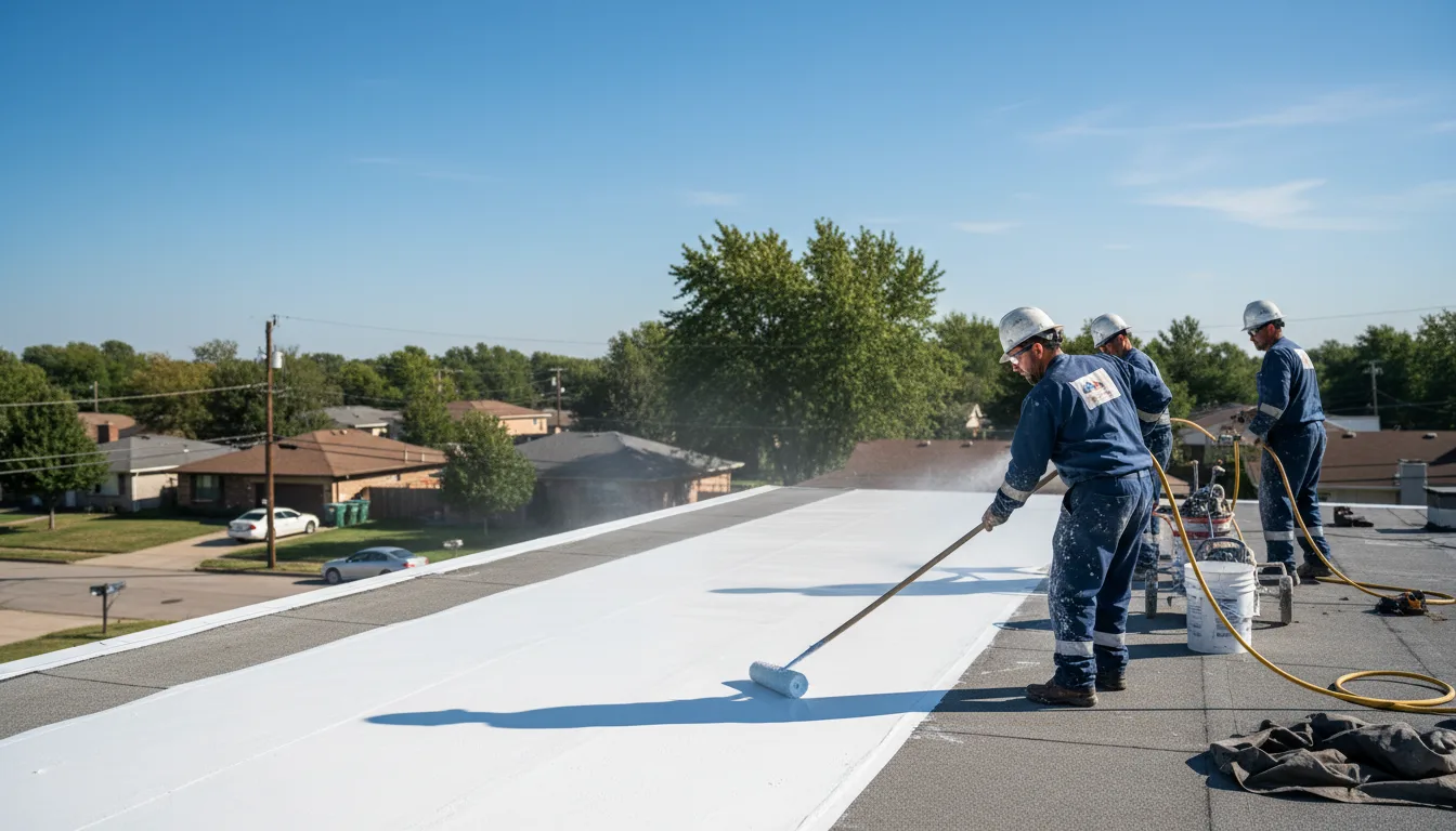 Commercial roof coating in Williamsburg, KS near me